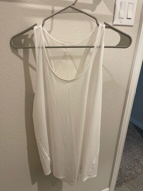 lululemon athletica White Performance Racerback Tank